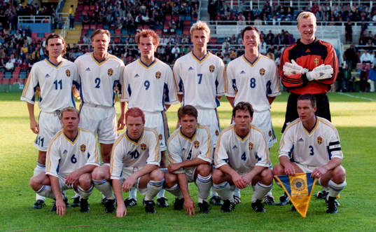 Bakre raden fr.v. Yksel Osmanovski, Roland Nilsson, Fredrik