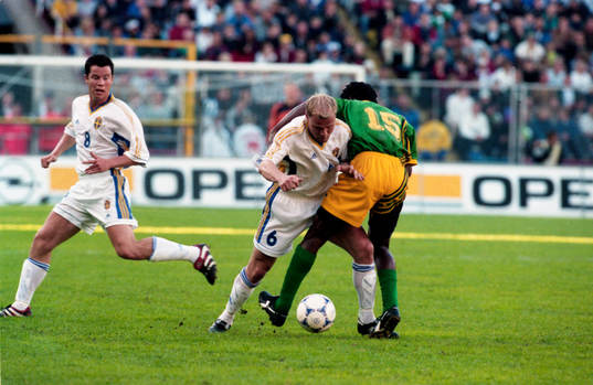 Magnus Svensson, Sverige. och Garth Peterkin, Jamaica