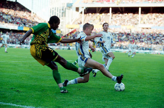 Fotboll, Sverige - Jamaica, 2-1