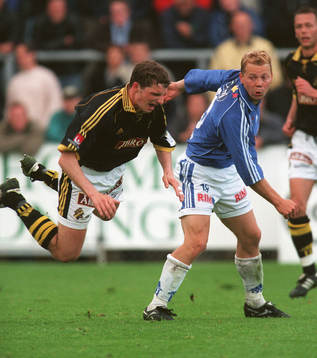 Hans Bergh, AIK och Robert Andersson, Halmstad