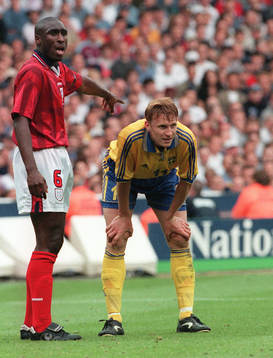 Sol Campbell och Kennet Andersson