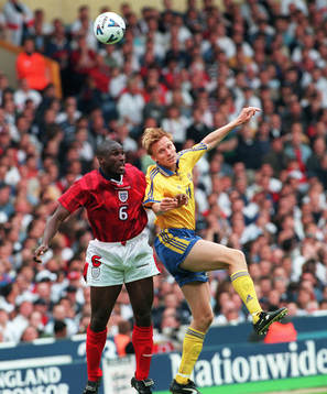 Sol Campbell och Kennet Andersson