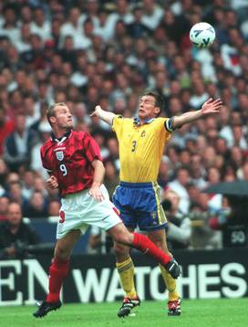Alan Shearer och Patrik Andersson