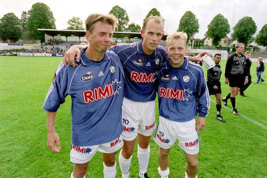 Halmstad målskyttar fr. v Stefan Vennberg, Henrik