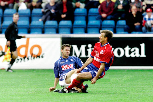 Stefan Selakovic, Halmstad och Roland Nilsson, Helsingborg