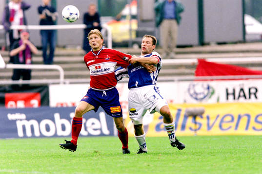Marcus Allbäck, Örgryte och Jörgen Eriksson, Trelleborg
