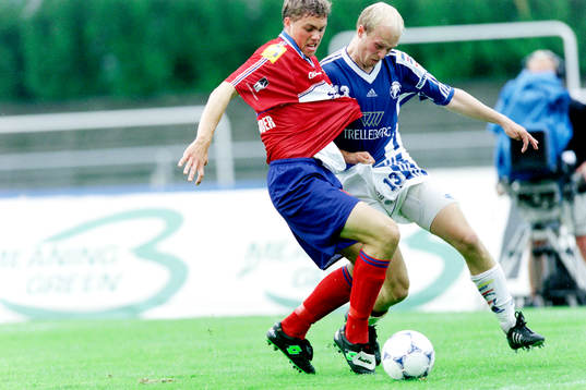 Johan Elmander, Örgryte och Mikael Danielsson, Trelleborg