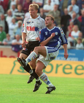 Robert Andersson, Halmstad, och Anders Friberg, Trelleborg