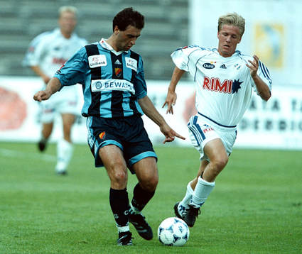 Djurgården - Halmstad. Pierre Gallo