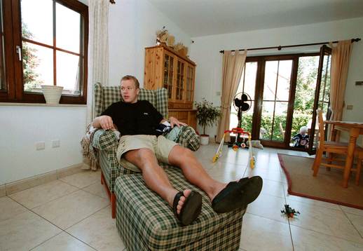 Pär Zetterberg i sitt hus