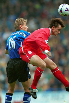Niclas Alexandersson och Vladimir Smicer
