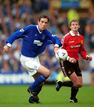 David Weir och Ole Gunnar Solskjaer (Ole Gunnar Solskjär)