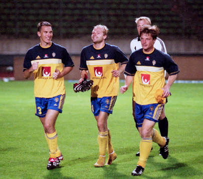 Patrik Andersson, Håkan Mild, Magnus Hedman, målvakt,