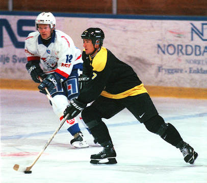 Ulf Söderström, Linköping, och Stefan Gustavson, AIK