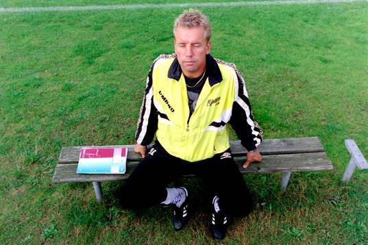 Hans Larsson, tränare i Mjällby