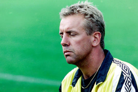 Hans Larsson, tränare i Mjällby