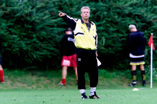 Hans Larsson, tränare i Mjällby