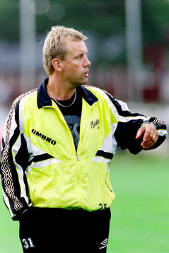 Hans Larsson, tränare i Mjällby