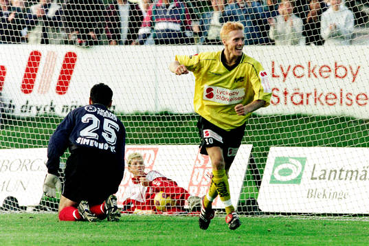Christian Wilhelmsson, Mjällby jublar