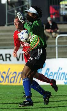 Eddie Gustafsson, målvakt i Norrköping