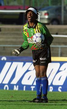 Eddie Gustafsson, målvakt i Norrköping