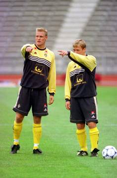 Johan Mjällby och Pär Zetterberg