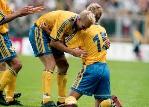 Niclas Alexandersson, Sverige, jublar