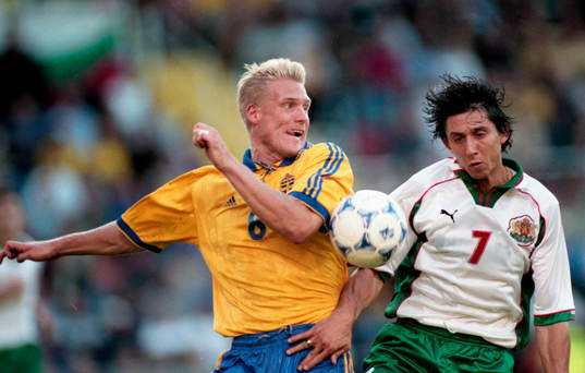 Johan Mjällby, Sverige och Daniel Borimirov, Bulgarien