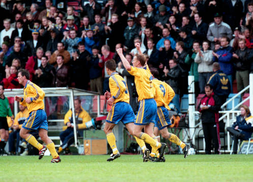 Pontus Kåmark, Gary Sundgren, Kennet Andersson och Fredrik