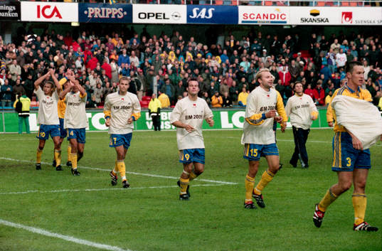 Klara för EM. Henrik Larsson, Joachim Björklund, Niclas