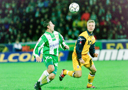 Hammarbys Mate Sestan mot Göteborgs Mikael Nilsson