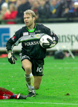 Hammarbys målvakt Lasse Eriksson