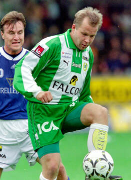 Hammarbys Kaj Eskelinen mot Trelleborgs Jonas Nilsson