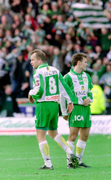 Hammarbys Kaj Eskelinen och Mikael Hellström