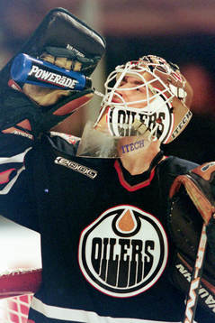 Tommy Salo, målvakt, Edmonton Oilers