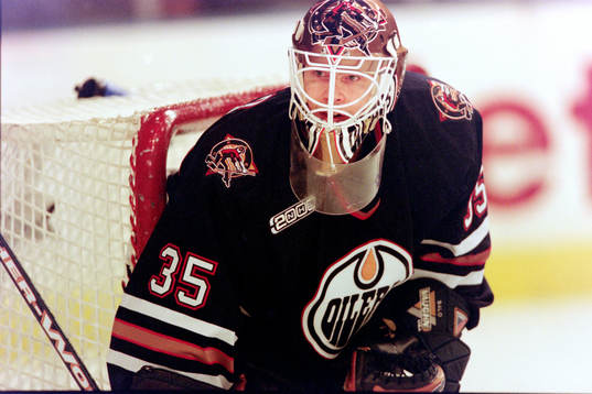 Tommy Salo, målvakt, Edmonton Oilers
