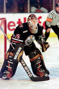 Tommy Salo, målvakt, Edmonton Oilers