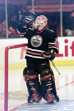 Tommy Salo, målvakt, Edmonton Oilers